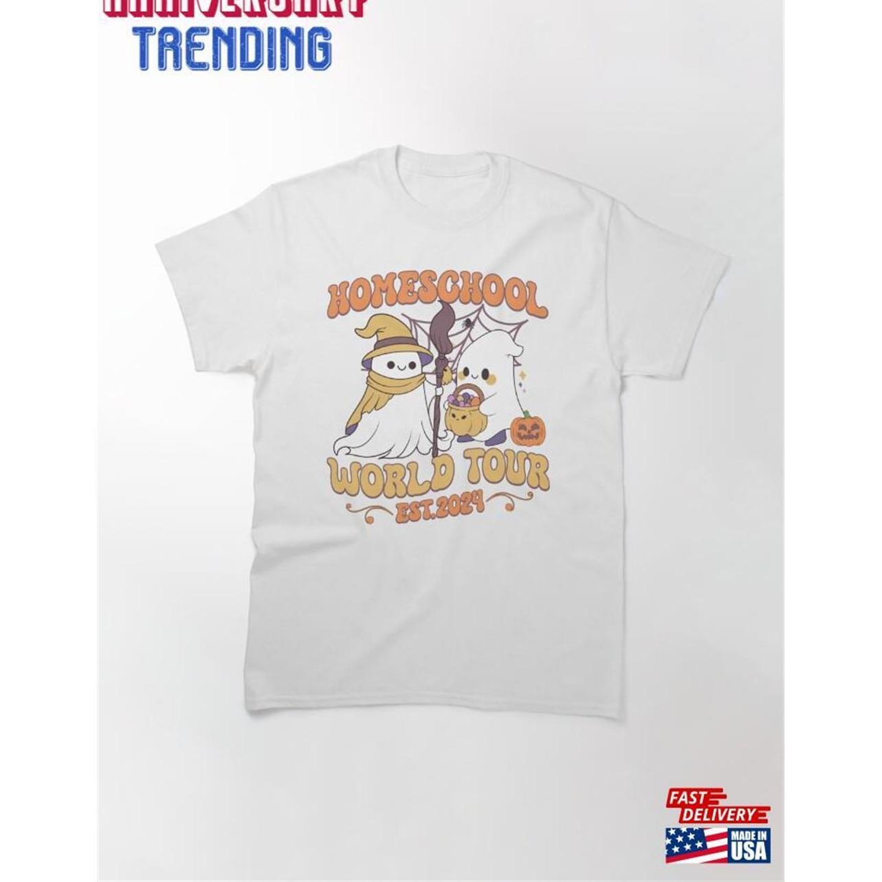 Homeschool World Tour Halloween Tshirt